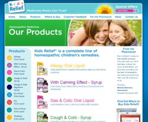 Kids Relief Re-Branded Website