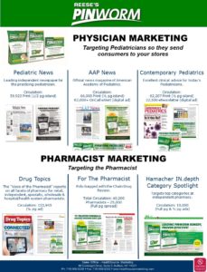 Reese's Pinworm Physician & Pharmacist Marketing Plan 2018