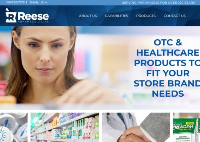 Reese Pharmaceutical Website