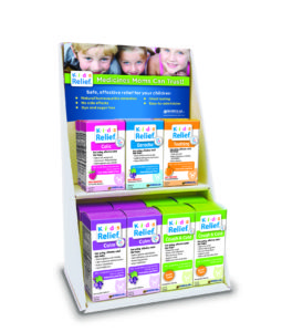 Kids Relief Product Display